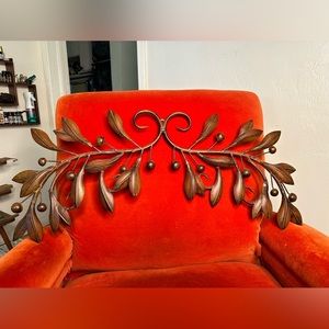 Metal Leaves Wall Decor Wall Art Door Topper